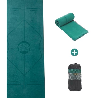 Thảm Tập YOGA Định Tuyến 6-8mm, 2 Lớp Cao Cấp Chuẩn TPE Tự Nhiên siêu bám, chống trượt, tập gym, tập thể dục Melya Sport
