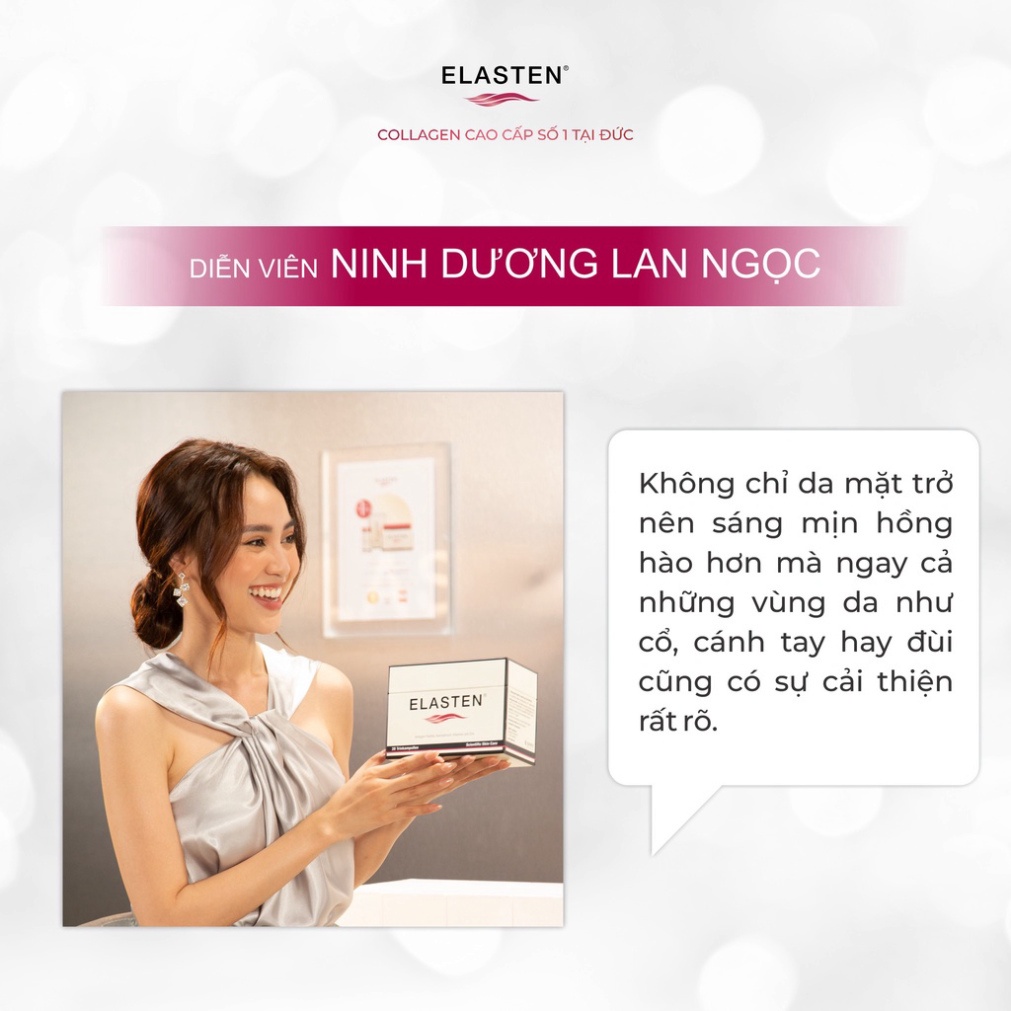 Collagen Elasten Dạng Nước Giúp Da Ẩm Mượt Căng Bóng, Mờ Thâm Nám & Làm Đầy Các Rãnh Nhăn, Nếp Nhăn