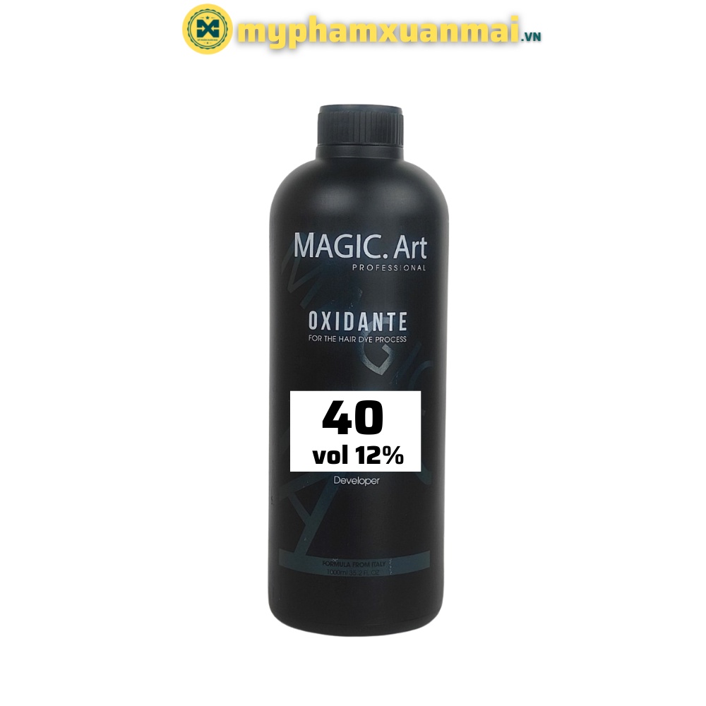 Oxy kem trợ nhuộm Tóc Kafen Magic art Soft giảm xót 1000ml