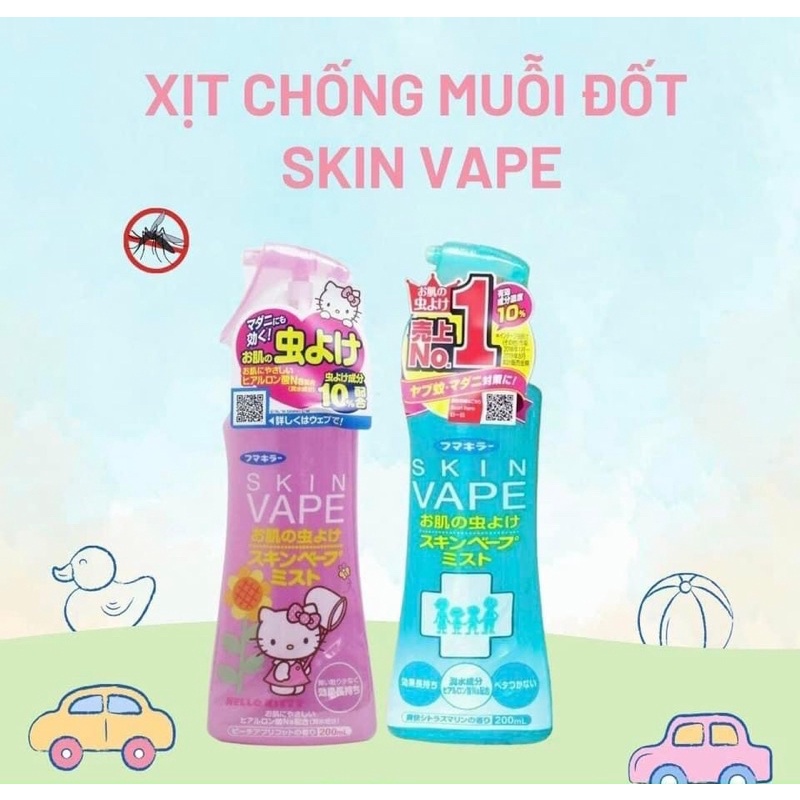 Xịt chống muỗi SKIN VAPE chai 200ml