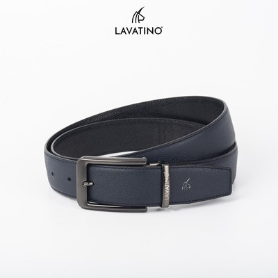 Thắt Lưng Nam Da Bò Cao Cấp Mua 1 Được 2 CHỐNG XƯỚC, CHỐNG NƯỚC - Mặt Kim Xoay  Chính Hãng LAVATINO