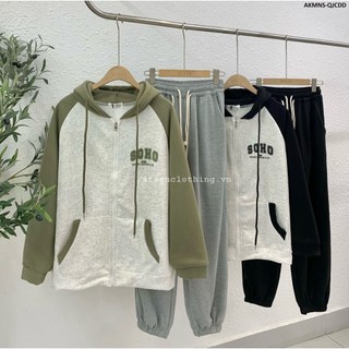 Áo khoác hoodie zip soho