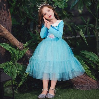 Đầm elsa cho bé gái. váy đầm công chúa elsa