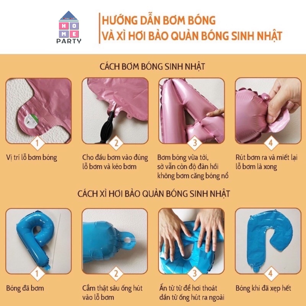 Set Bóng Trang Trí Sinh Nhật Cho Bé Trai Bé Gái Nhiều Chủ Đề