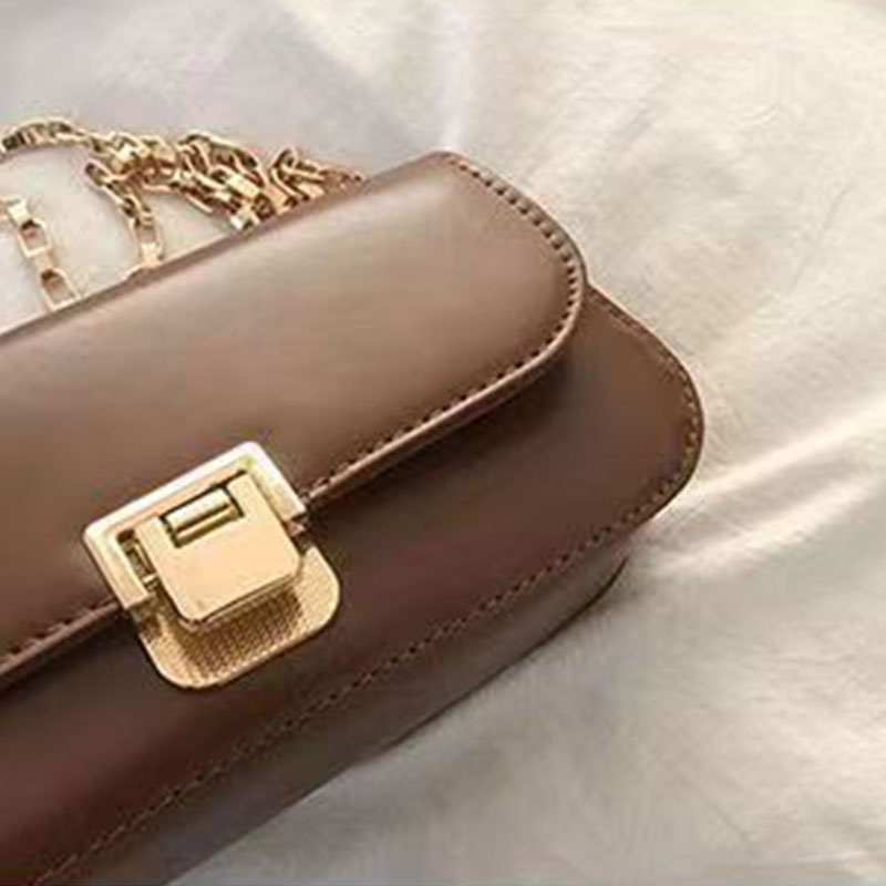 Mischa Túi Xách Da PU Màu Trơn Phong Cách Phương Tây Thời Trang Cao Cấp