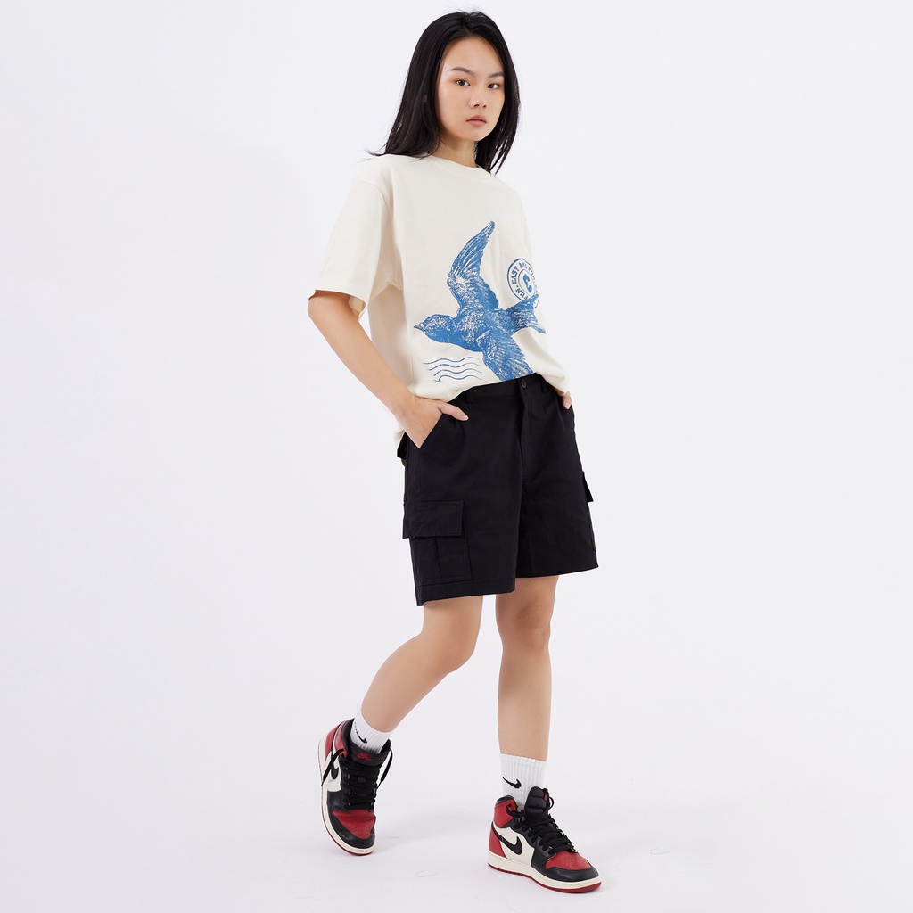 Quần short kaki túi hộp unisex nam nữ V2 cargo short