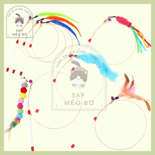 Cần câu mèo - Đồ chơi cần câu dây thép cho mèo vui đùa