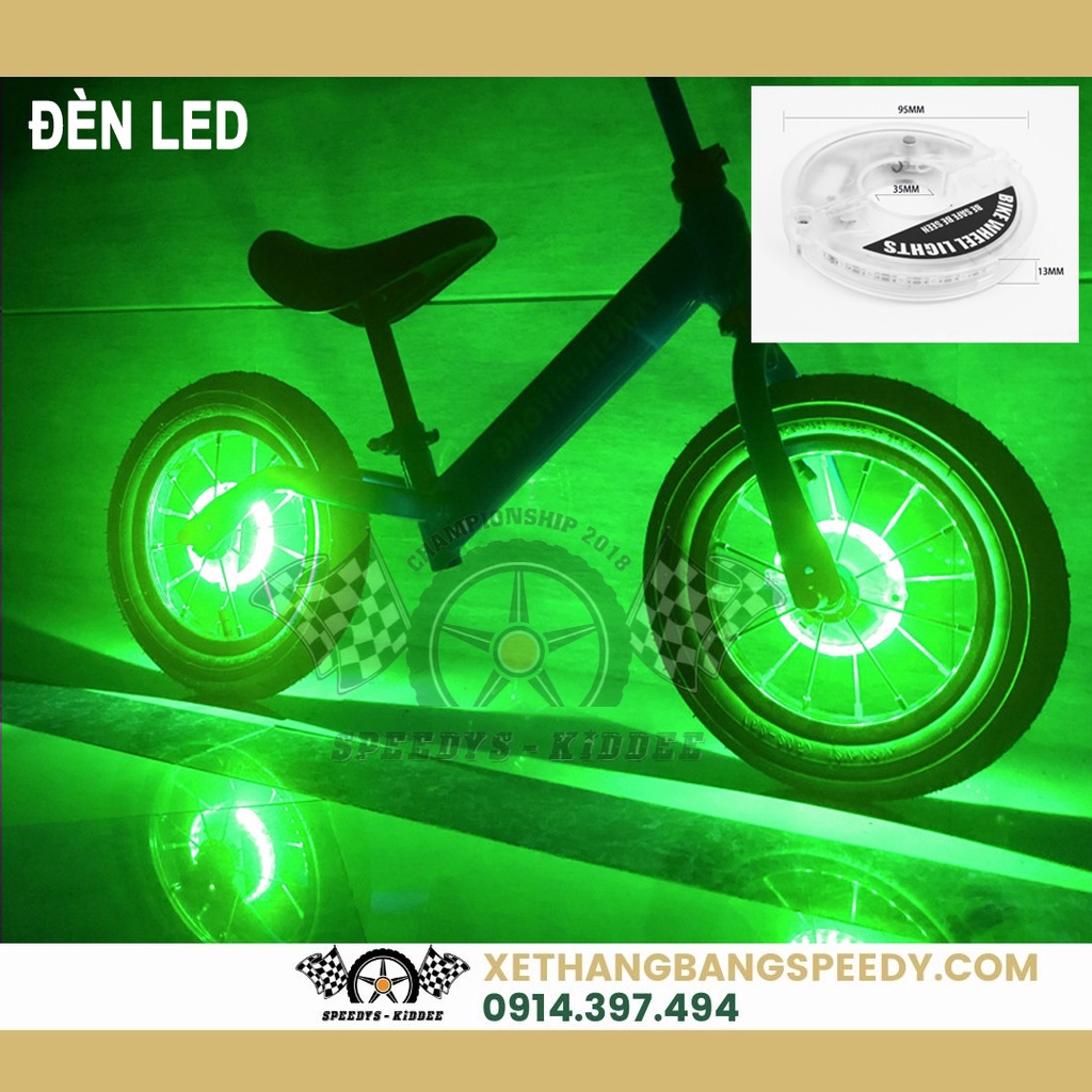 ĐÈN LED GẮN BÁNH XE THĂNG BẰNG, xe đạp loại xạc cảm biến rung