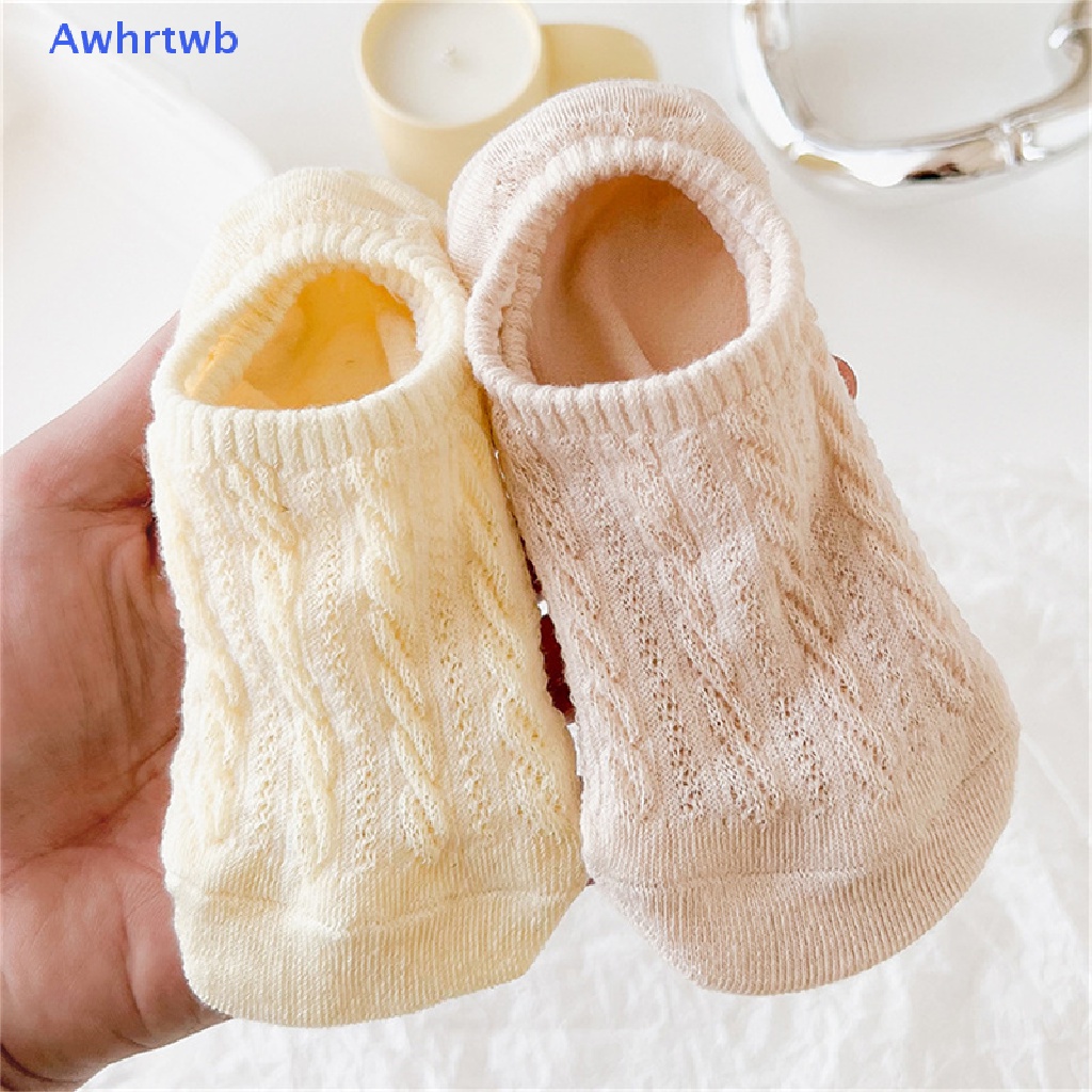 Vớ Thuyền Bằng Silicon Màu Trơn Phối Lưới Thoáng Khí Chống Trượt Thời Trang Mùa Hè Cho Nữ Mới