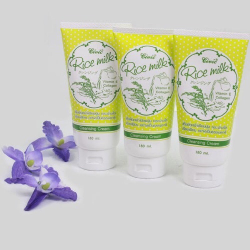 Sữa rửa mặt gạo RICE MILK trắng da thái lan 180ml