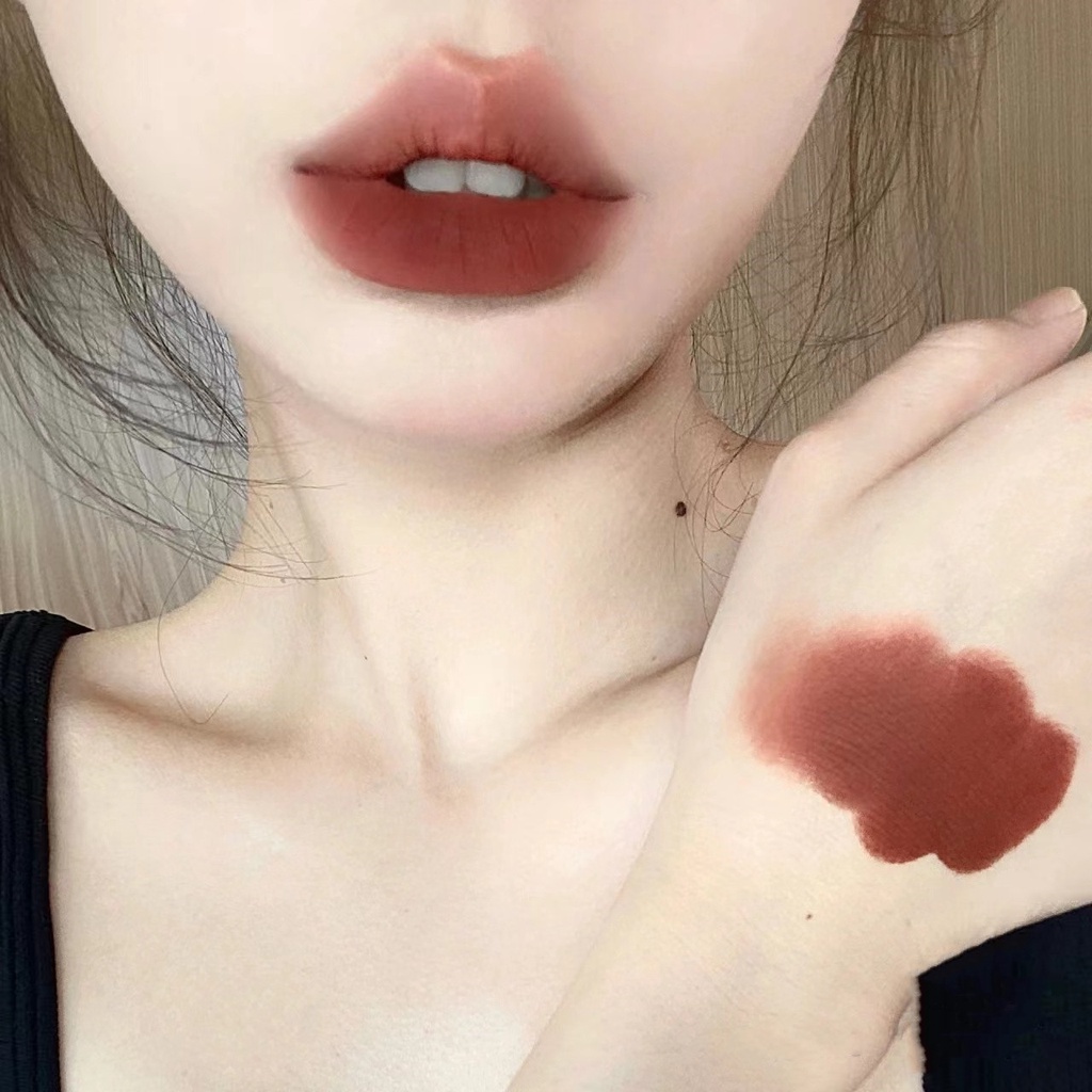Son Môi Chất Nhung Lì Lâu Trôi Thiết Kế Hình Que Kem Dễ Thương