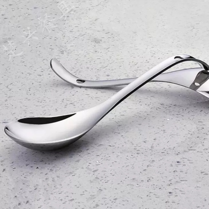 Muỗng múc canh inox HQ bền đẹp có móc treo tiện lợi muôi múc canh, súp