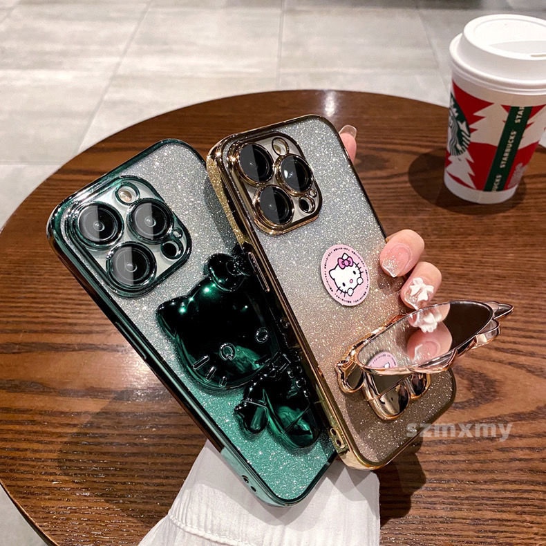 Ốp Điện Thoại Tráng Gương Mạ Điện Sang Trọng Cho Iphone 14 13 12 11 Pro Max 14Plus