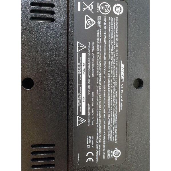 Loa Mĩ: Bose Solo Tivi Sound System