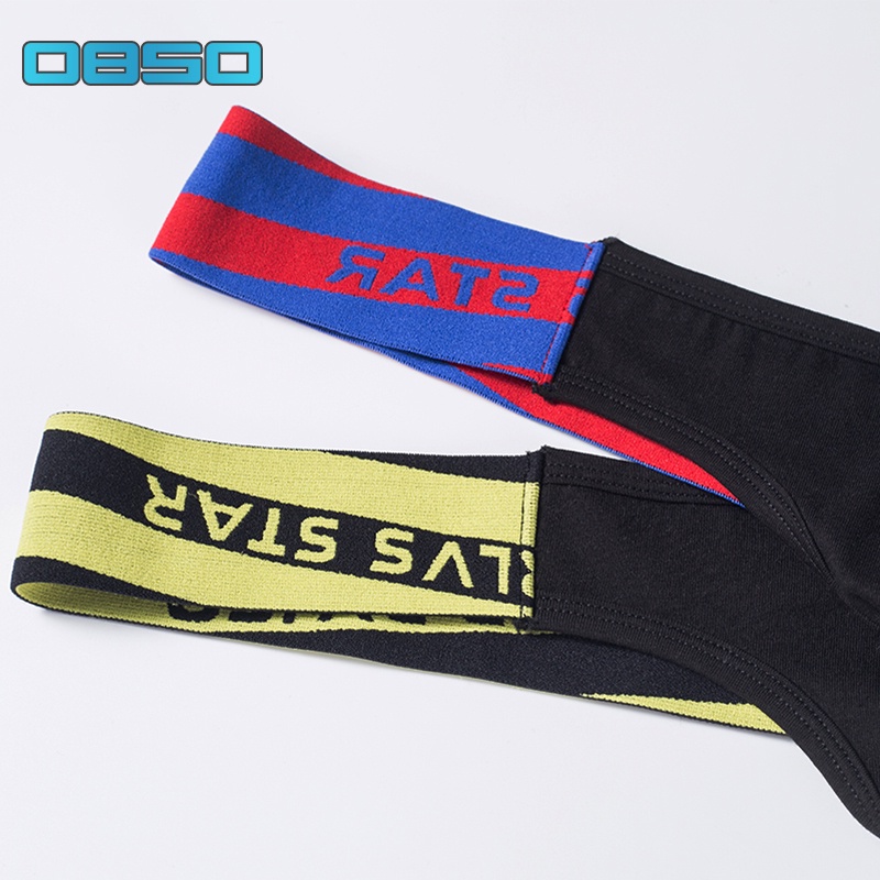 0850 Quần lót nam Sexy Thấp eo Jockstrap Cotton G-String Thongs Thoáng khí Nhanh khô Gay Bikini Quần lót