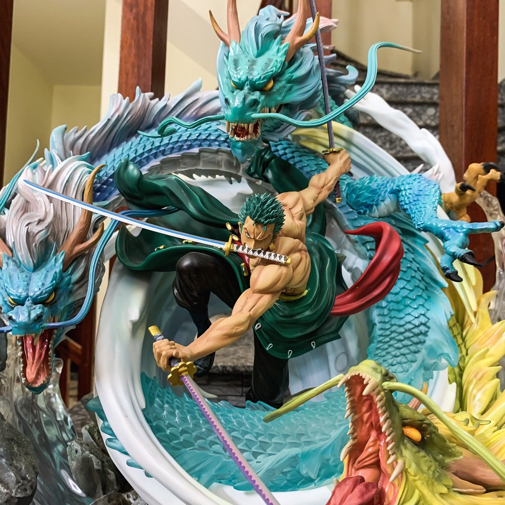 Mô hình zoro tam long siêu khủng - mô hình one piece ( Recast )