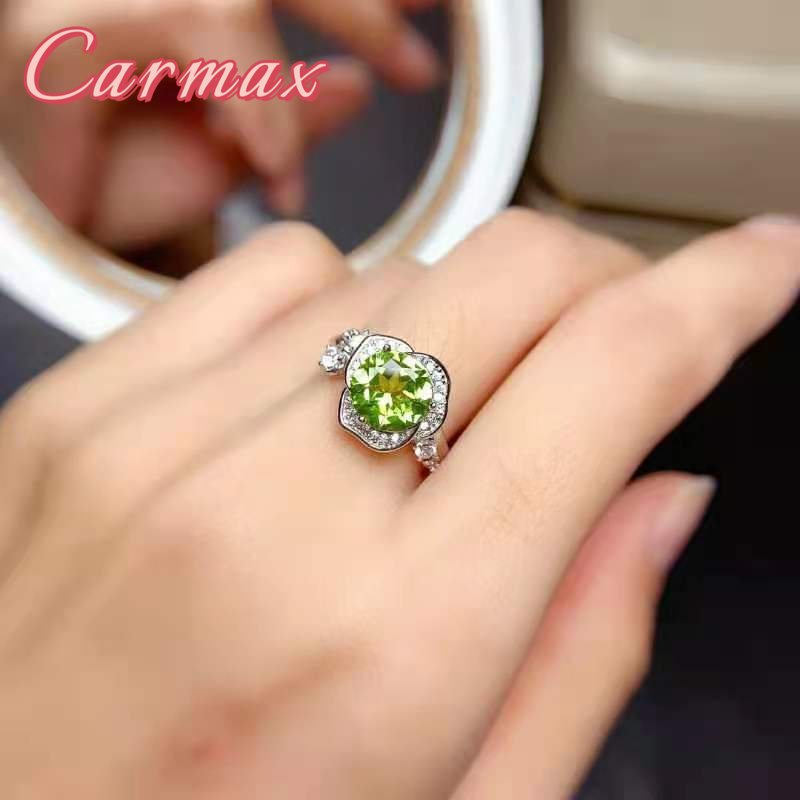 Nhẫn Moissanite Đính Đá Nhiều Màu Thanh Lịch Mới