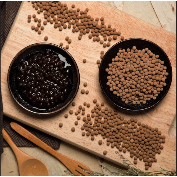 Trân Châu Đen Vị Caramel Thơm( túi 1kg ) -  Nguyên liệu pha chế trà sữa, sữa tươi trân châu đường đen thơm ngon  tại nhà