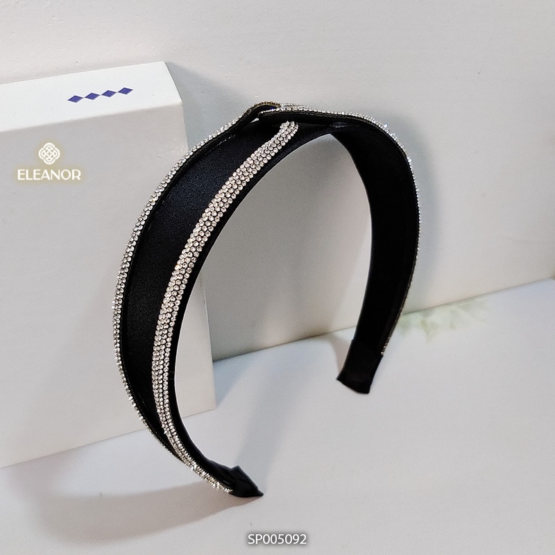 Băng đô cài tóc nữ Eleanor Accessories viền đính đá basic phụ kiện tóc 5092
