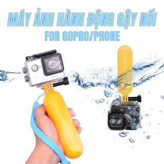 Set thanh tay cầm phao nổi dành cho máy ảnh GoPro, SJCam cầm tay tiện dụng cho camera Gopro，Tay cầm tay cầm tay cầm bộ phận phụ kiện nổi Gopro Hero 9/8/7/6/5 tương thích，Tay Cầm Chống Nước