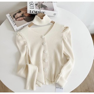 Áo Len Cúc Lọc Cổ rời