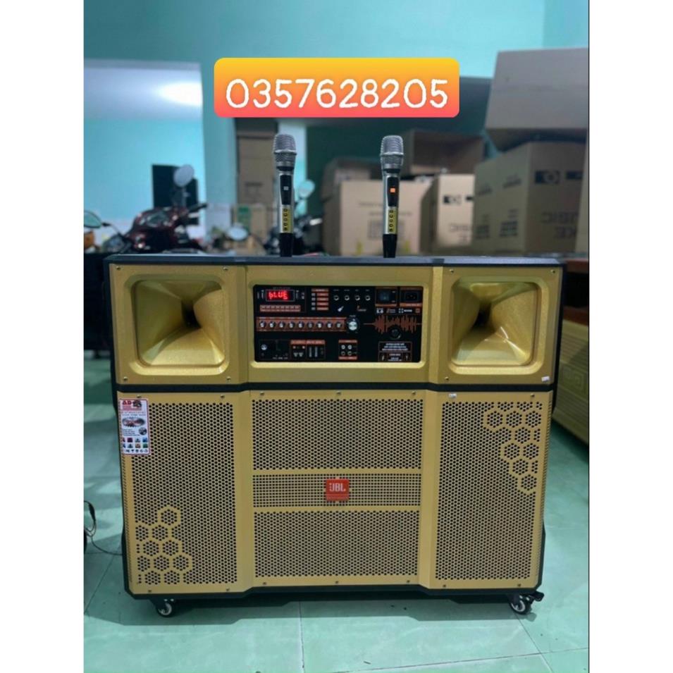 MT MAX Loa kéo di động MTMax BK22 - Dàn karaoke ngoài trời bass 4 tấc đôi ngang, 2 treble công suất cực lớn đến 6000W