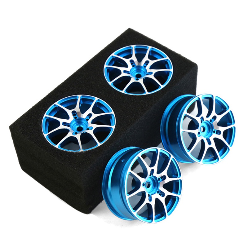 Trục Bánh Xe Bằng Kim Loại Màu Xanh Dương Cho Xe Hơi Điều Khiển Từ Xa HSP 94123 94122 FW06 TT01 TT02 1 / 10