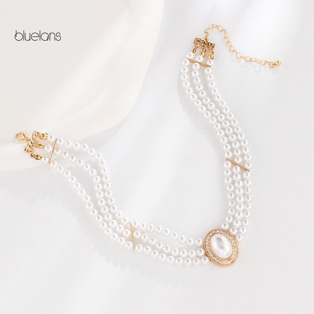 Vòng Cổ Choker Đính Ngọc Trai Nhân Tạo Thời Trang Dành Cho Nữ