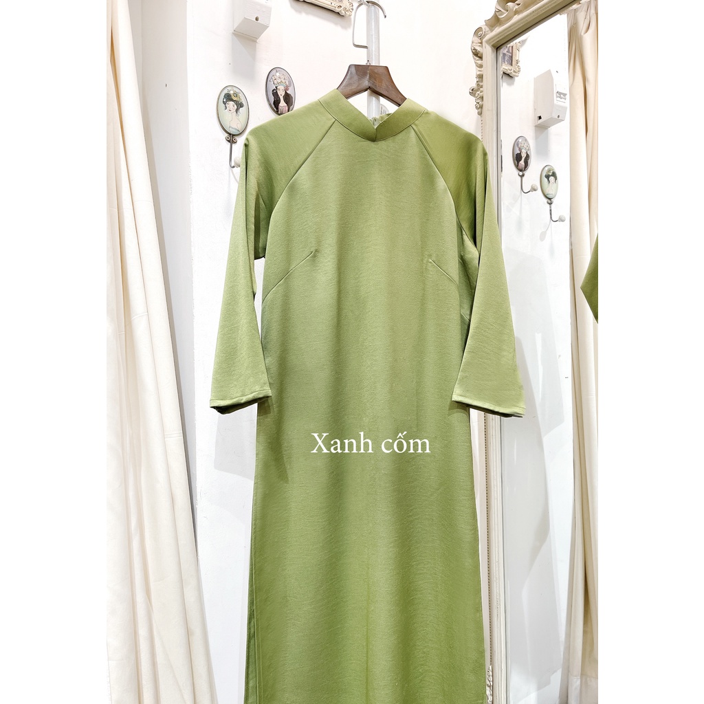 Áo Dài và Quần lẻ Tây Thi Màu Trơn