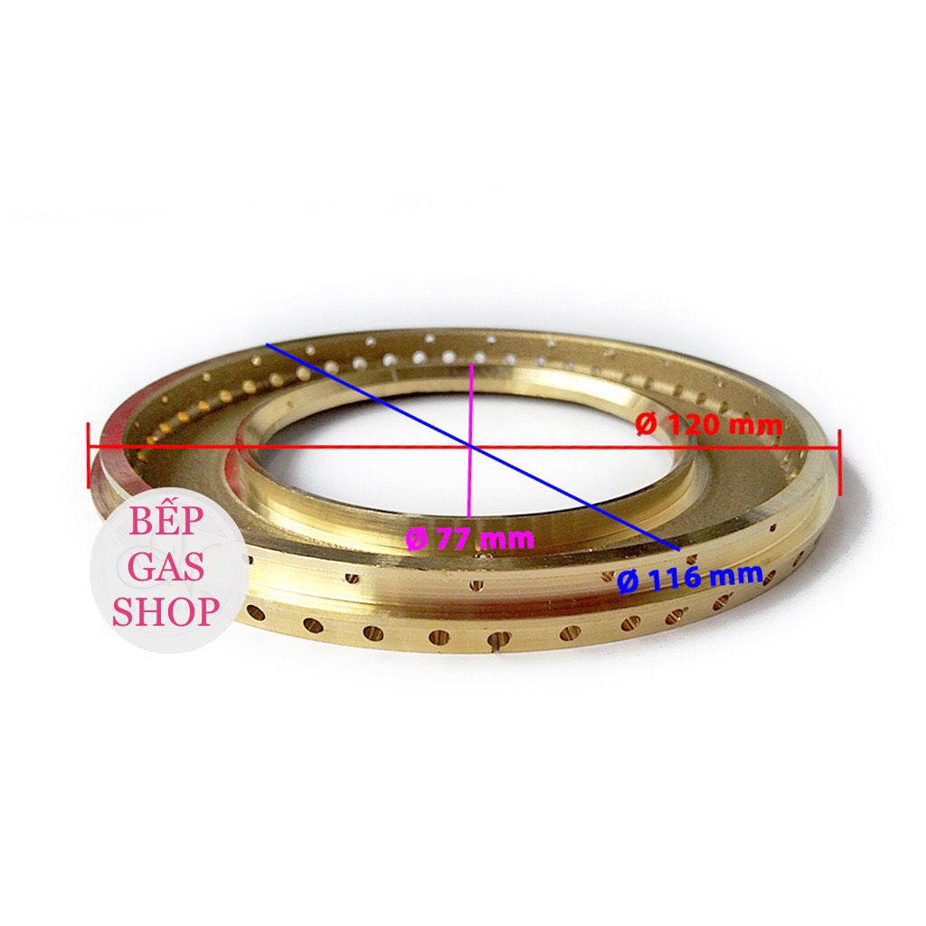 Mâm/Hâm chia lửa bếp gas âm Sakura SG-268, SG-368, SG-727GB, SG-2365G..