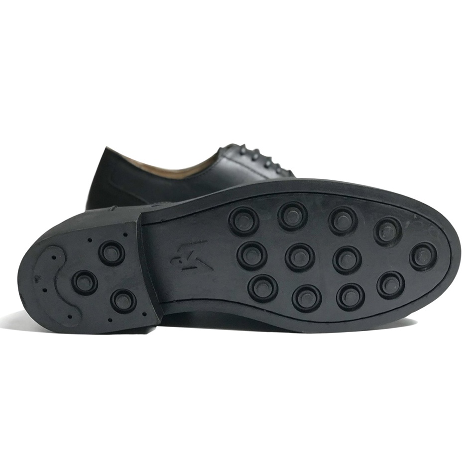 Giày tây nam công sở Derby Captoe MAD Black cao cấp thời trang bụi chính hãng giá rẻ tăng chiều cao 4cm