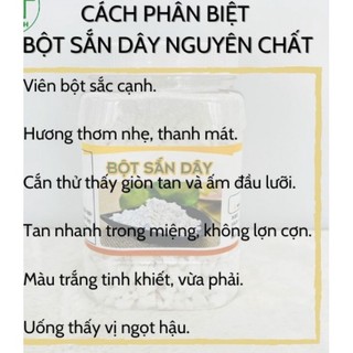 Bột sắn dây nguyên chất 500gr