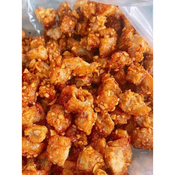 Tóp mỡ giòn da cháy tỏi