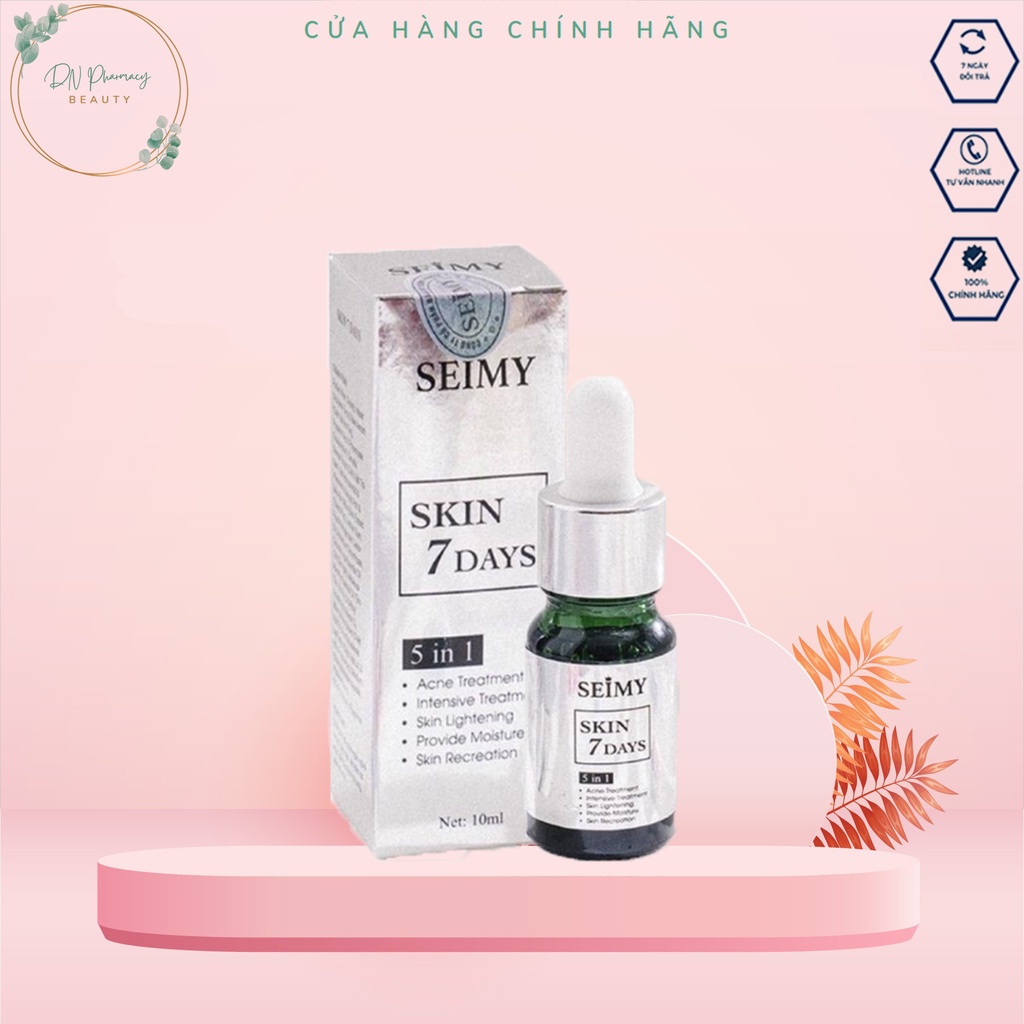 Serum giảm mụn thâm rỗ Seimy Công dụng 5 trong 1 hiệu quả sau 7 ngày