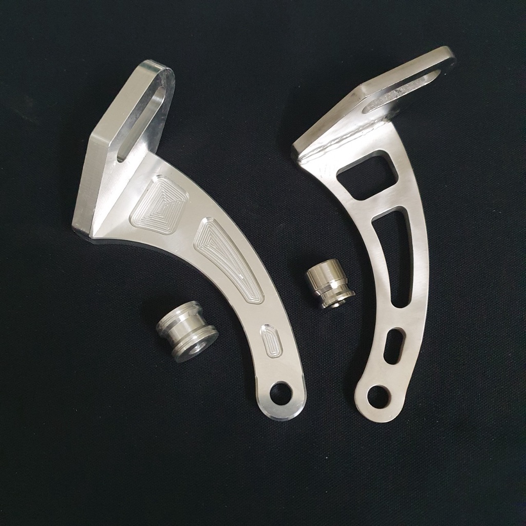 (Kèm 1 con ốc gắn) Bộ pát má đùm độ thắng dĩa xuống thắng đùm gắn sử dụng cho các dòng xe HONDA YAMAHA