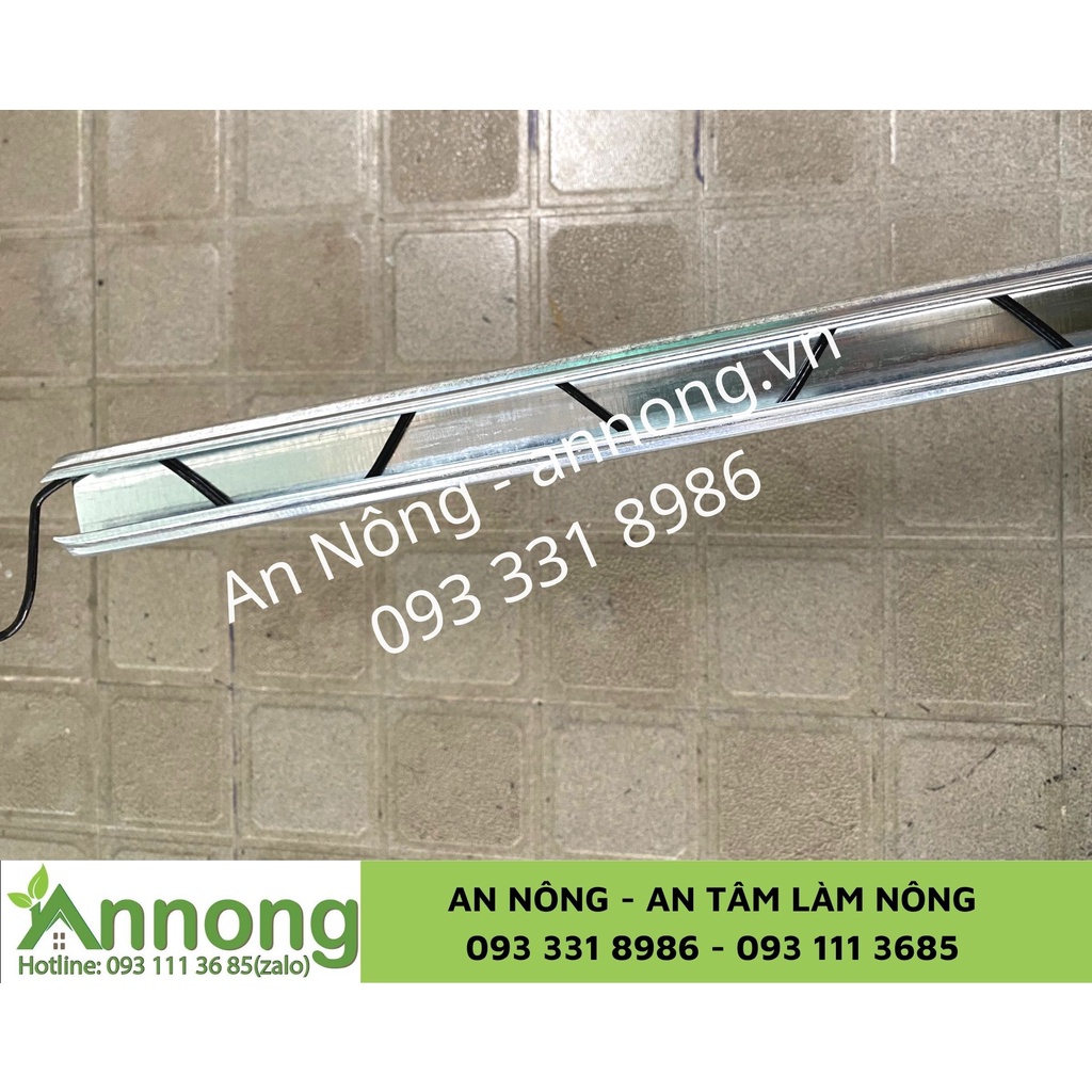 Combo 10m Thanh Nẹp Ziczac Gài Nhà Kính, Lưới Che Nắng