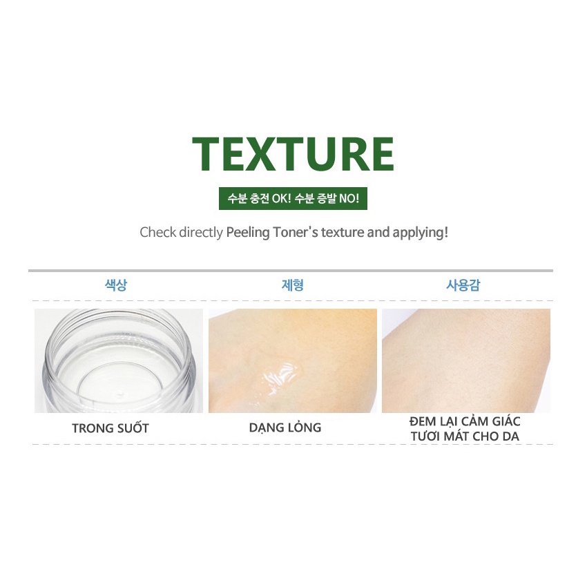 Nước Hoa Hồng PEKAH Hàn Quốc cải thiện da mụn thu nhỏ lỗ chân lông PEKAH Daily Moisture Peeling Toner 250ml