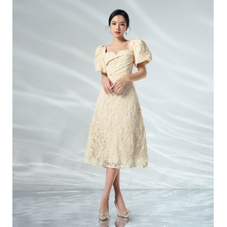 OLV - Đầm Bertha Lace Midi Dress