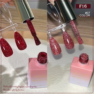 sơn gel nhũ flash đỏ vendeeni lẻ màu