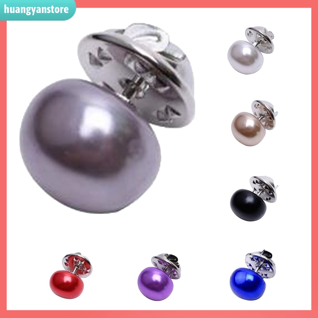 HY/ Ghim cài áo hình ngọc trai giả thời trang sang trọng cho nữ