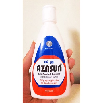 Dầu gội AZASUN 1% giúp vệ sinh da đầu, hỗ trợ làm sạch gàu, giảm gàu cho da đầu - 120ml - Dr.Trang