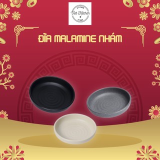 Đĩa Nhựa Melamine Nhám Fataco VietKitchen Đĩa Gân Sâu Nhám Cao Cấp Melamine Chịu Nhiệt Cao Phong Cách Hàn Quốc