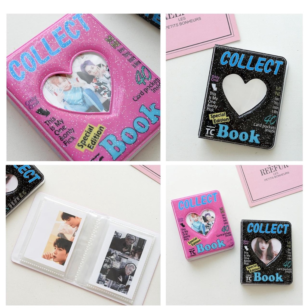 Album ảnh mini để 36, 41, 65 ảnh 6x9, 20 ảnh để bàn lomo card, cardvisit, bìa vải, bìa nhựa, bìa da album ảnh AnVy