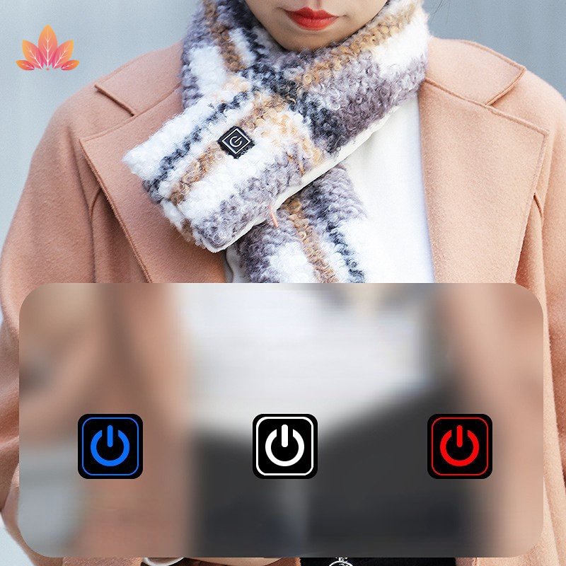 Khăn Choàng Cổ Sưởi Ấm Có Thể Sạc Lại USB JP5 Dành Cho Nam Và Nữ