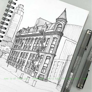 Bút line Artline Drawing System - Bút đi nét mực đen
