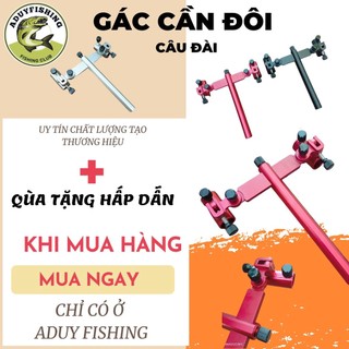 Phụ kiện gác cần đôi câu cá , câu đài , gác cần đôi gắn thùng câu cá- aduy fishing