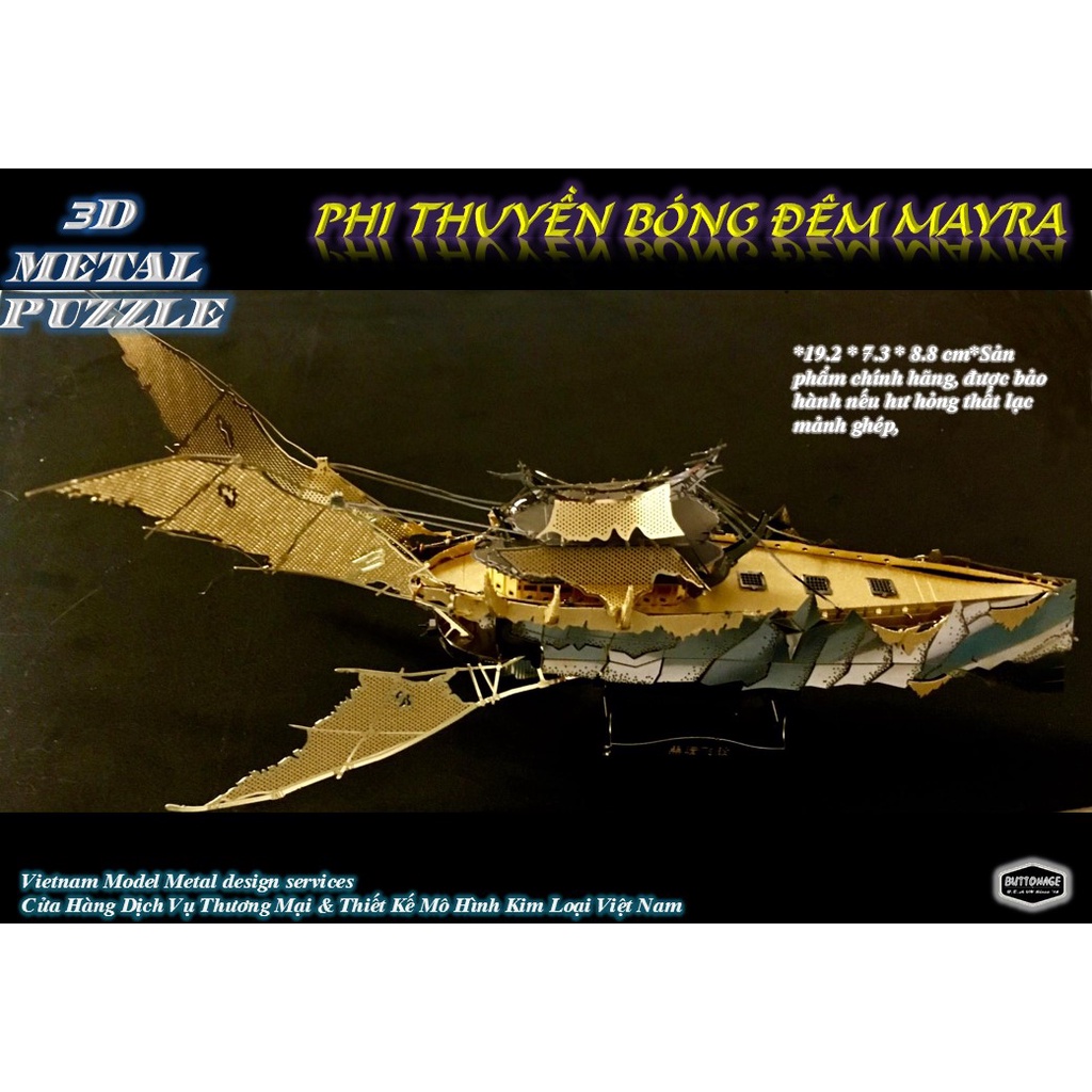 Mô Hình Lắp Ráp 3d Seri Phi Thuyền Tiên Cảnh