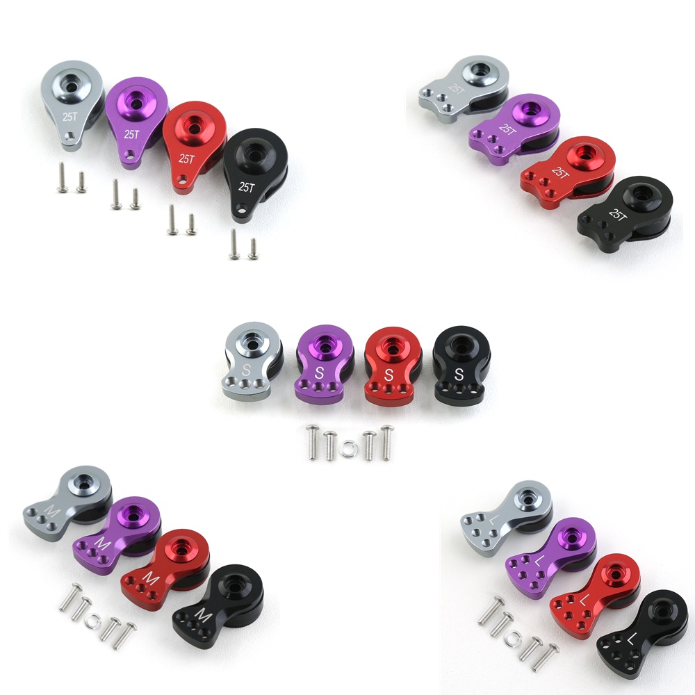 1 Tay Lái Servo 25T Bằng Hợp Kim Nhôm Điều Chỉnh Được Bảo Vệ Không Tải Điện Cho Xe RC Futaba Savox Xcore HL HSP HD Power
