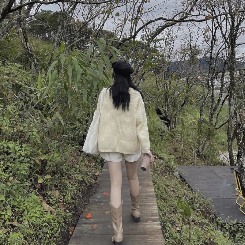 Áo len 1101 trơn màu