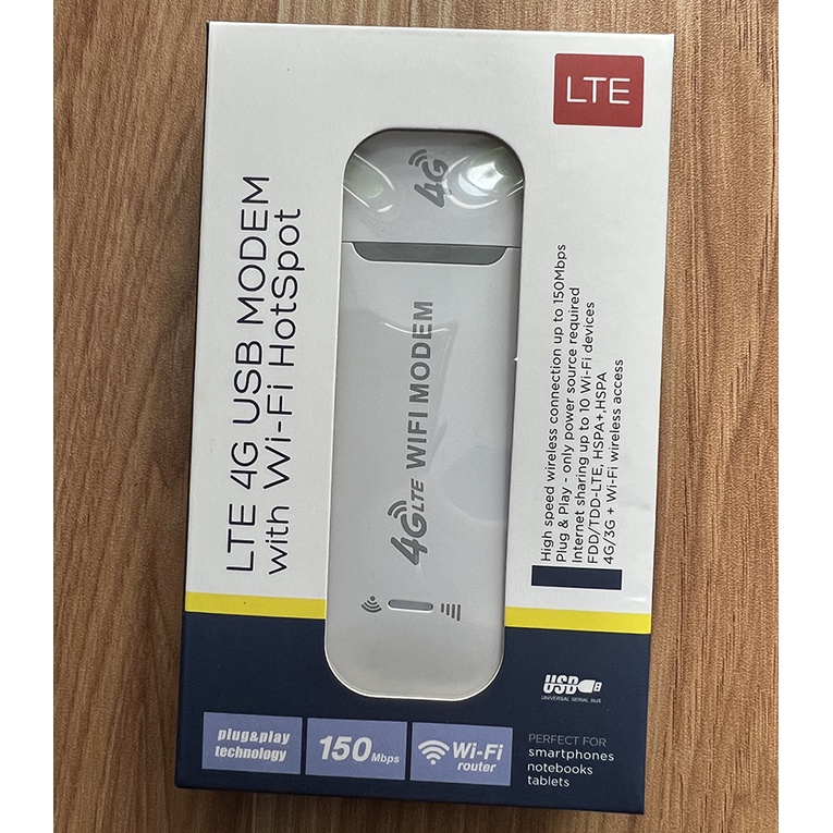 Bộ Phát Wifi Tốc Độ Cao 150Mpbs Hỗ Trợ Tất Cả Nhà Mạng / USB Phát Wifi Từ Sim 4G